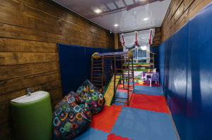 В баню с ребенком.